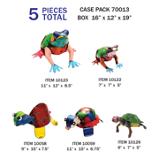 Picture of Case Pack Frogs-Turtles  (5 Pcs)