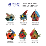 Picture of Case Pack- Birdhouses  (6 Pcs)