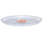 Picture of 16" Clear Heavy Foot Saucer