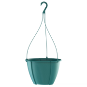 Picture of QUATTRO 12" Self-Watering Hanging Planter Blue