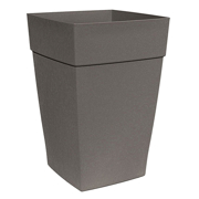 Picture of HARMONY 16" Self-Watering Tall Planter Slate
