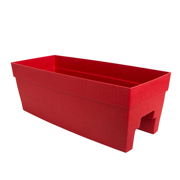 Picture of HARMONY 27" Self-Watering Rail Planter Red