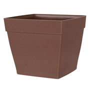 Picture of HARMONY 16" Self-Watering Patio Planter Brown