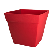 Picture of HARMONY 16" Self-Watering Patio Planter Red