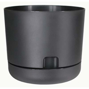 Picture of OASIS 6" Self-Watering Planter with Saucer Black