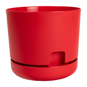 Picture of OASIS 6" Self-Watering Planter with Saucer Red