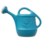 Picture of  2 gal - 7.6L Watering Can w/ Floral Design Blue