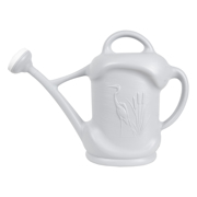 Picture of 3 gal - 11.3L Watering Can w/ Heron Design Lt Grey