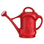 Picture of  3 gal - 11.3 L Watering Can with Heron Design Red