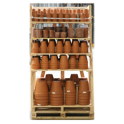 Picture of Red Clay Standard And Saucers Display ( 819 Pcs)