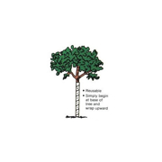 Picture of Clark's Vinyl Spiral Tree Guards 36" 4Pk 