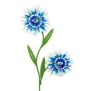 Picture of Illuminarie Duet Flower Stake - Blue