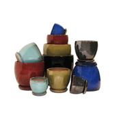 Picture of Bayshore Ceramic Pot S/4 Classic Mix Ds (12 Sets)