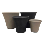 Picture of Myla 12" Planter Black Resin