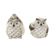 Picture of Mommy & Me Owls 2 Styles 12x10x15cm CS (16pcs)