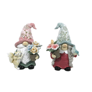 Picture of Happy Gnome Couple 16x13x22cm 2 Asst CS (12pcs)