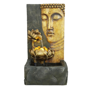 Picture of Lotus Fountain w/ Golden Buddha 42x32x76cm
