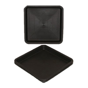 Picture of Square Saucer 8"-Black