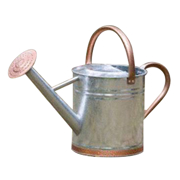 Picture of Watering Can Galvanized w/Copper Accents 1Gal