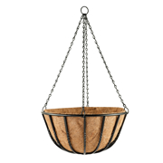 Picture of 12" Blacksmith Hanging Basket With Coco Liner And 