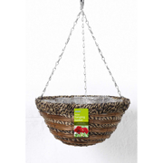 Picture of GRD Basket 14" Hanging Sisal/Fern Woven