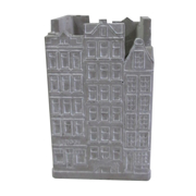 Picture of Townhome Tall Cement Pot 13.5x13.5x21cm