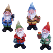Picture of 7" Asst (set of 4) Classic Gnomes 9x7x18cm