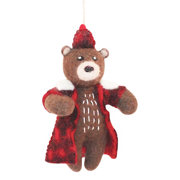 Picture of Bear Ornament 100% Wool