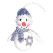 Picture of Happy Snowman Ornament 100% Wool