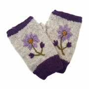 Picture of Palomo Knitted Mittens 100% Wool Fleece Lined