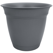 Picture of 12" Eclipse Round Planter in Warm Gray