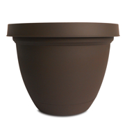 Picture of 10" Infinity Planter w/Attached Saucer  Chocola
