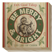 Picture of Be Merry & Bright Wood Block