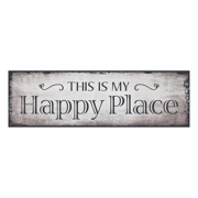 Picture of My Happy Place Wood Sign 5x16 plaque