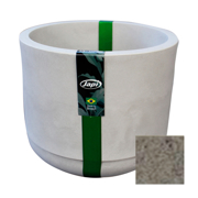 Picture of Match Cylinder Planter Low 35x29cm Stone 