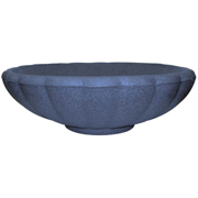 Picture of Fluted Bowl 57cm Charcoal Plastic (Stock Item)