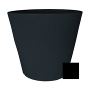 Picture of Linea Low Planter Round 45cm x 38cm Black