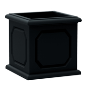Picture of Classic Versailles Cube Planter 43cm x 43cm Black
