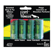 Picture of Lizard Tongue Fly Ribbon - 4 Pack with Display