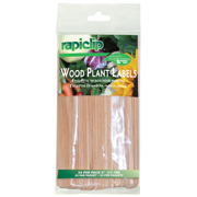 Picture of Rapiclip Wood Plant Labels 6"