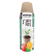 Picture of McKenzie w Jiffy Pots 3" Rd, 15 Pack