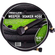 Picture of Black weeper Hose 5/8"x25' w/ M&F Ght