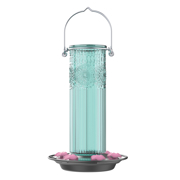 Picture of Antique Glass Gravity Hummingbird Feeder