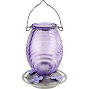 Picture of Lilac Dreams Antique Glass Hummingbird Feeder 29oz
