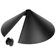 Picture of Squirrel Shield Metal Baffle Black 18 in