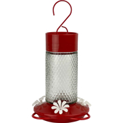 Picture of Charming Cherry Glass Hummingbird Feeder 13 oz