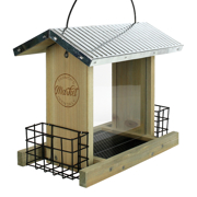 Picture of Weathered Galv Hopper Feeder with Suet Cages 3 qt
