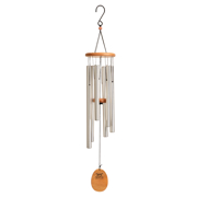 Picture of 34” Wood/Alum Wind Chime Silver