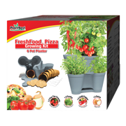 Picture of FreshFood™ 6 Pot Planter Kit - Pizza Toppings