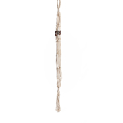 Picture of 42" Brown Beaded Cotton Woven Plant Hanger 